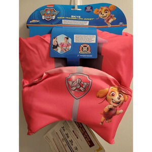 Nickelodeon PAW Patrol Skye Swim Trainer Life Jacket Puddle Jumper 33-55 lbs NEW